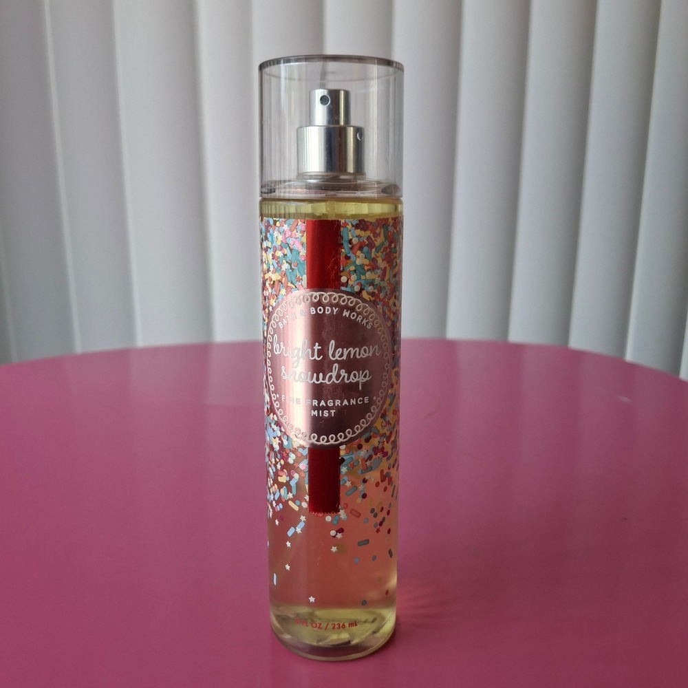 Bath & Body Works BRIGHT LEMON‎ SNOWDROP Fragrance Mist 8 oz Discontinued